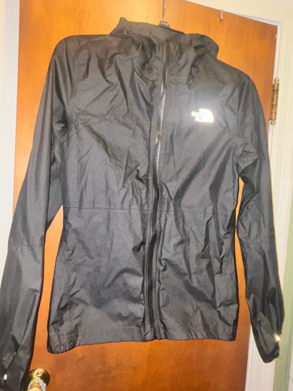 The North Face Dryvent Black Packable Hooded Shell Jacket